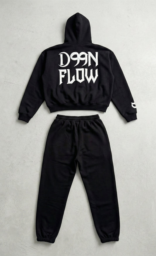 Deenflow Essentials Tracksuit - black